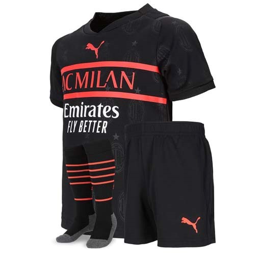 Camiseta AC Milan Tercera equipo Niño 2021-22